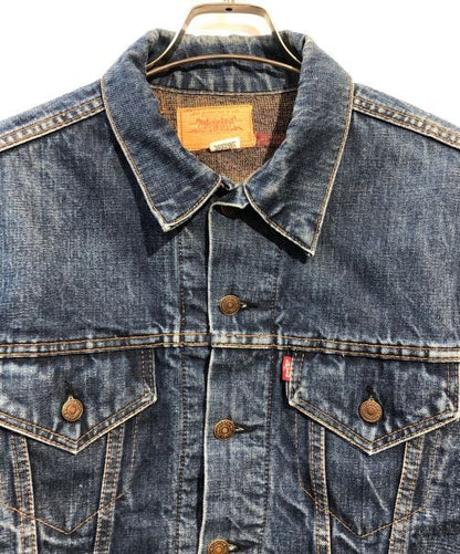 Levis Blanket Lined Denim Jacket Indigo Good Condition