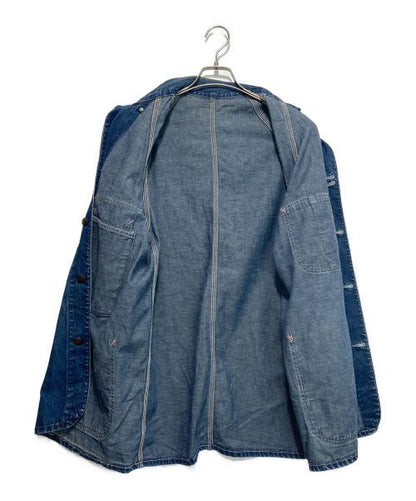 Pay Day 50s 60s Vintage Coveralls Denim Jacket Navy