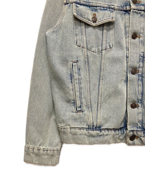 Balenciaga Back Logo Denim Jacket 557388 TDW15 Cotton Indigo Men Size XS