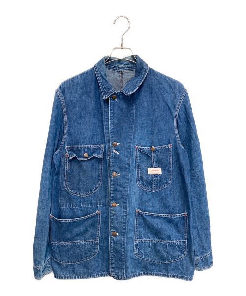 Power House Coveralls Denim Jacket Indigo 4 Pockets Good Condition