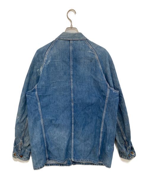 Pay Day Coverall Denim Jacket Indigo 3 Pockets Men Good Condition