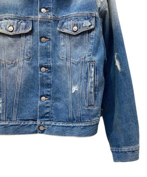 MM6 Maison Margiela Distressed Denim Jacket S52AM0240 S30589 Size M Excellent