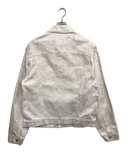 Maison Margiela Vintage Wash Denim Jacket S50AM0483 White Men Size M