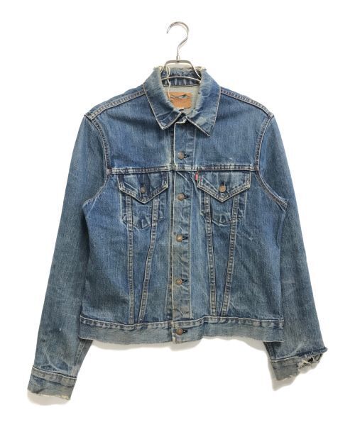 Levis 70505 Denim Jacket Indigo Behind Button 525 2 Pockets