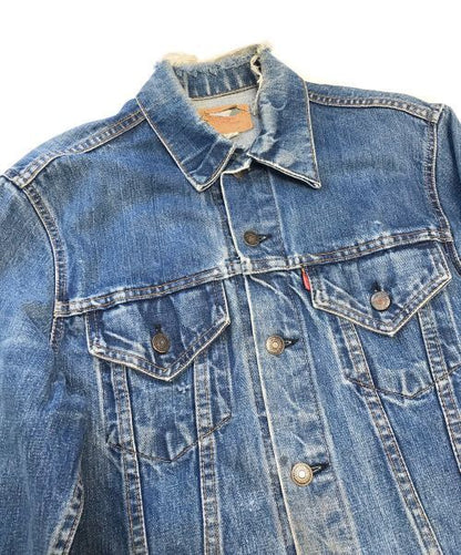 Levis 70505 Denim Jacket Indigo Behind Button 525 2 Pockets