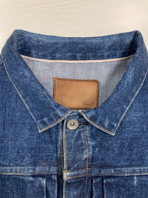 Yanuk 1st Denim Jacket With Cinch Back 57193504 Indigo Men Size Free Excellent