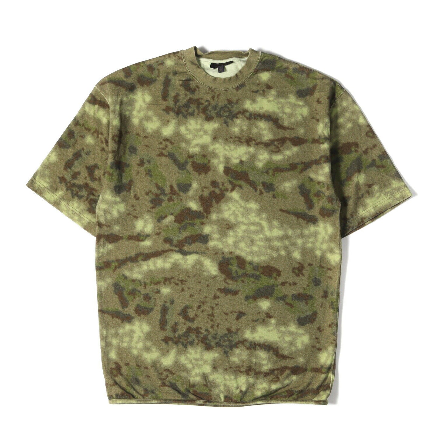 Yeezy T-Shirt Size S Season 3 Camouflage Oversize Heavy Weight Crew Neck Knit