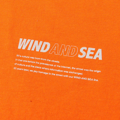 Wind And Sea Windan T-Shirt Size S Hankyu Limited Brand Logo Crew Neck Short Sle