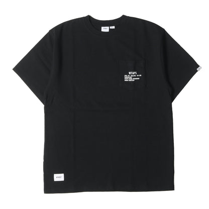 Wtaps Double Taps T-Shirt Size S 22Aw Vans Heavy Weight Pocket Crew Neck Short S