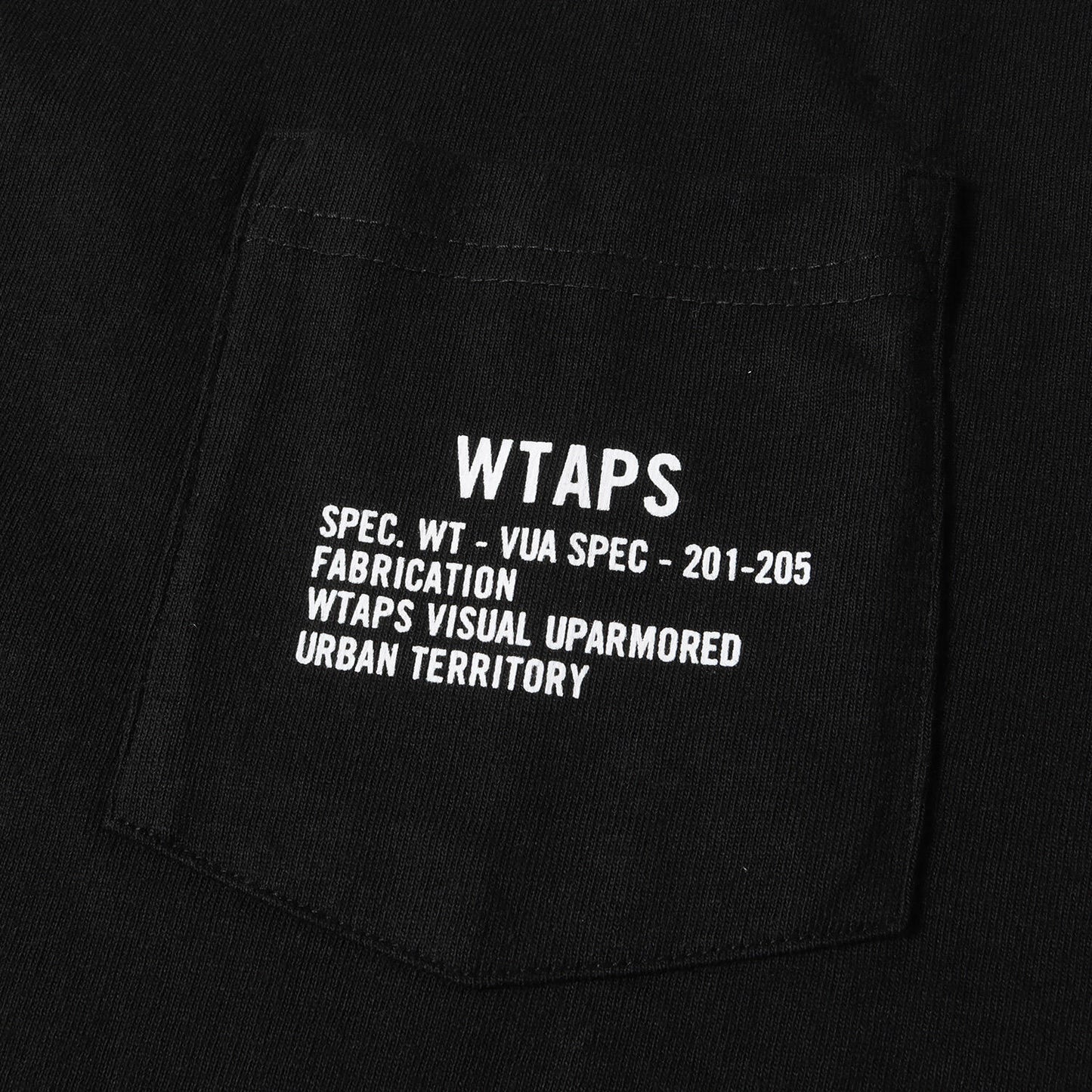 Wtaps Double Taps T-Shirt Size S 22Aw Vans Heavy Weight Pocket Crew Neck Short S