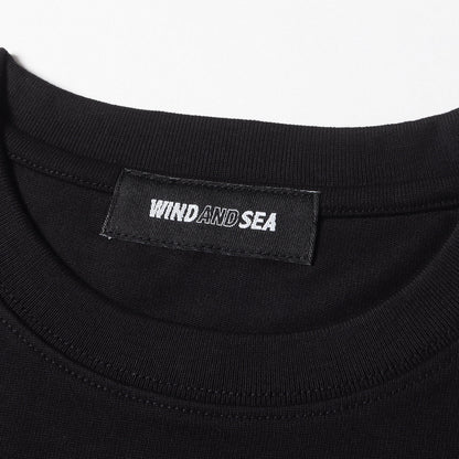 Wind And Sea Windan T-Shirt Size M 22Ss Rhinestone Logo Heavy Weight Crew Neck B