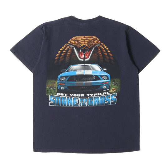 00S Ford Mustang Shelby Gt500 Crew Neck T-Shirt 00 Anvil Corporate Logo Cobra Na