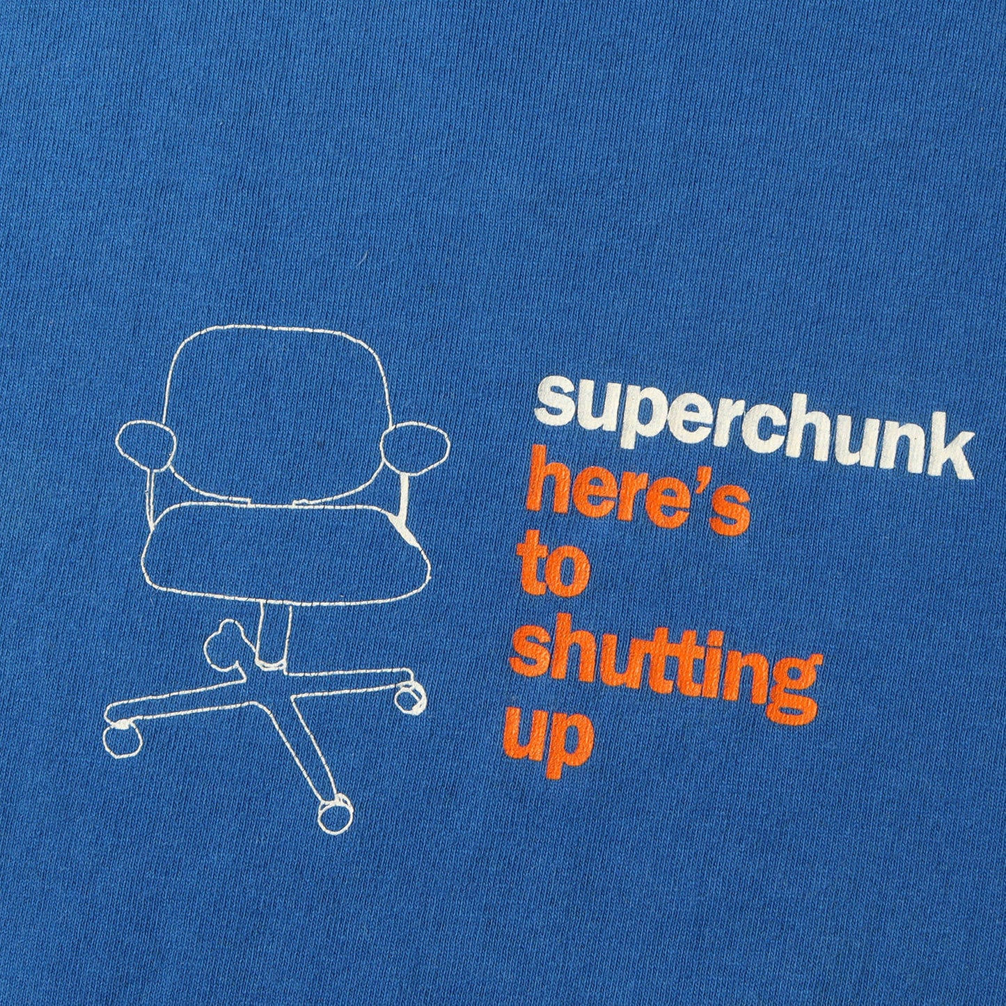 00S Superchunk Heres To Shutting Up Crew Neck Short Sleeve T-Shirt Fruit Of The