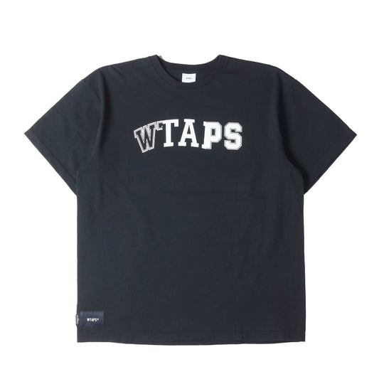 Wtaps Double Taps T-Shirt Size L 22Ss Brand Logo Crew Neck Ransom / Ss Navy Tops