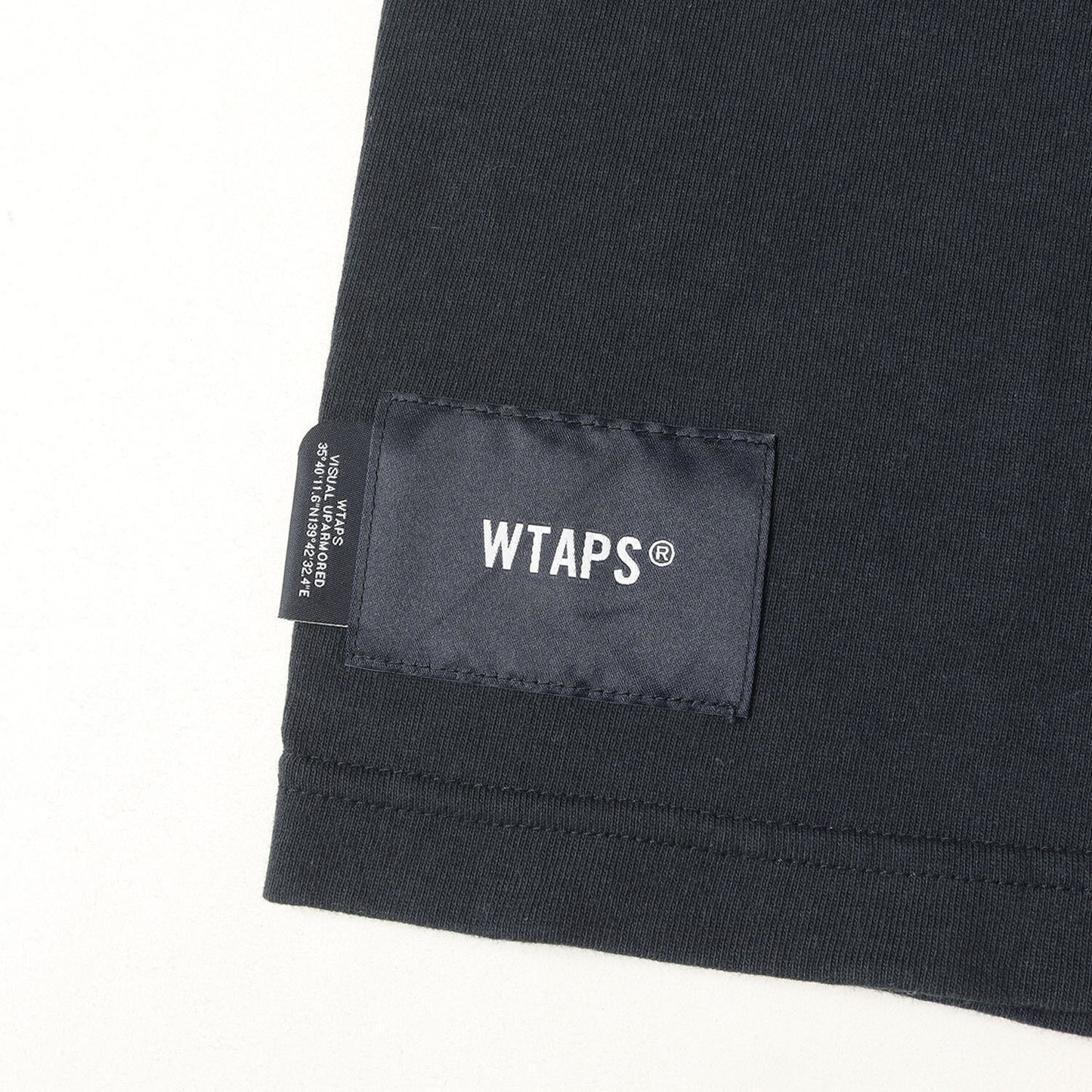 Wtaps Double Taps T-Shirt Size L 22Ss Brand Logo Crew Neck Ransom / Ss Navy Tops