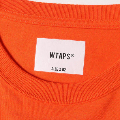 Wtaps Double Taps T-Shirt Size M 23Ss Lab Limited Heavy Long Sleeve Orange Tops