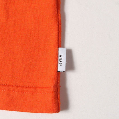 Wtaps Double Taps T-Shirt Size M 23Ss Lab Limited Heavy Long Sleeve Orange Tops