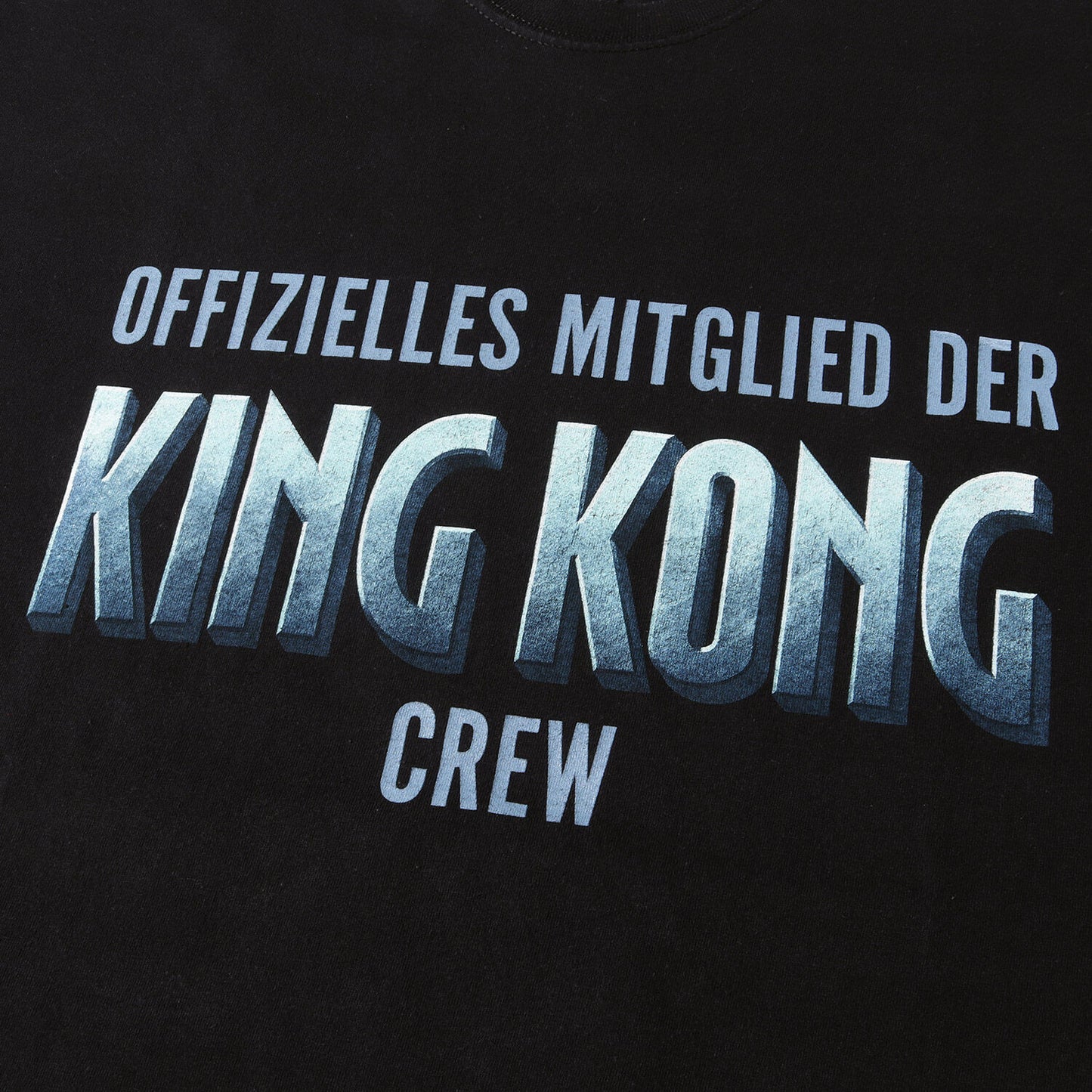 00S King Kong Title Logo Crew Neck T-Shirt 00 Fruit Of The Loom Movie Cinema Bla