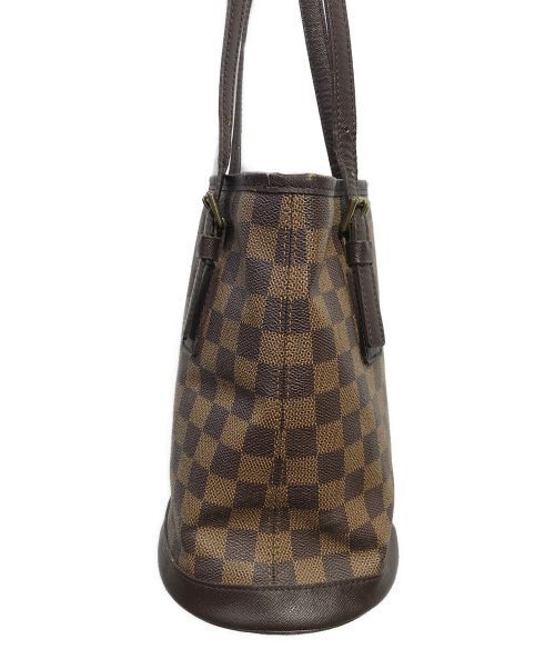 Louis Vuitton Bucket Tote Bag With Pouch N42240 Brown Good Condition