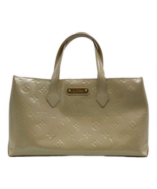 Louis Vuitton Tote Bag Wilshire PM Blanc Corail Ivory Monogram Vernis M91452