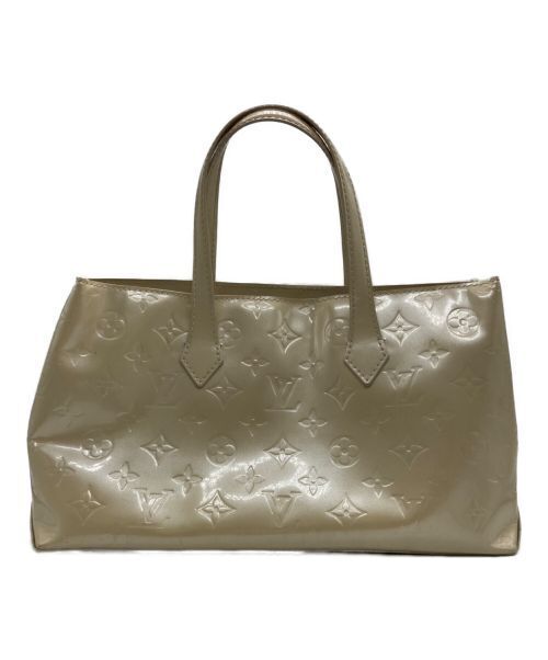 Louis Vuitton Tote Bag Wilshire PM Blanc Corail Ivory Monogram Vernis M91452