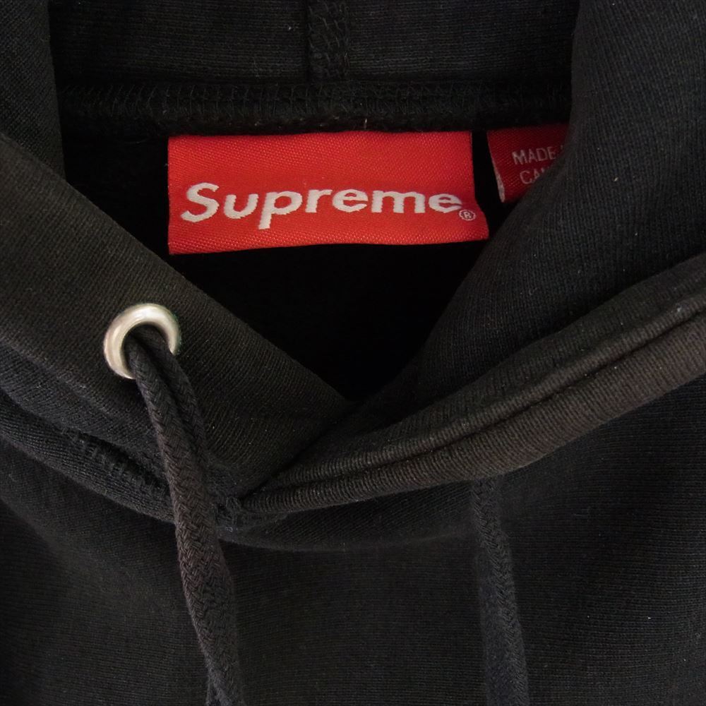 Supreme Hoodie 14AW Tonal Box Logo Pullover Hooded Sweatshirt Black Men Size M