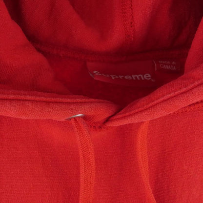 Supreme Hoodie Gradient Sleeve Hooded Sweatshirt Logo Pullover Red Men Size M