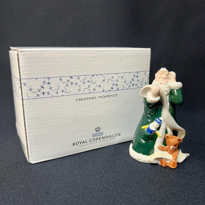 Royal Copenhagen Figurine 2003 Santa Claus With Original Box Green 769 Excellent