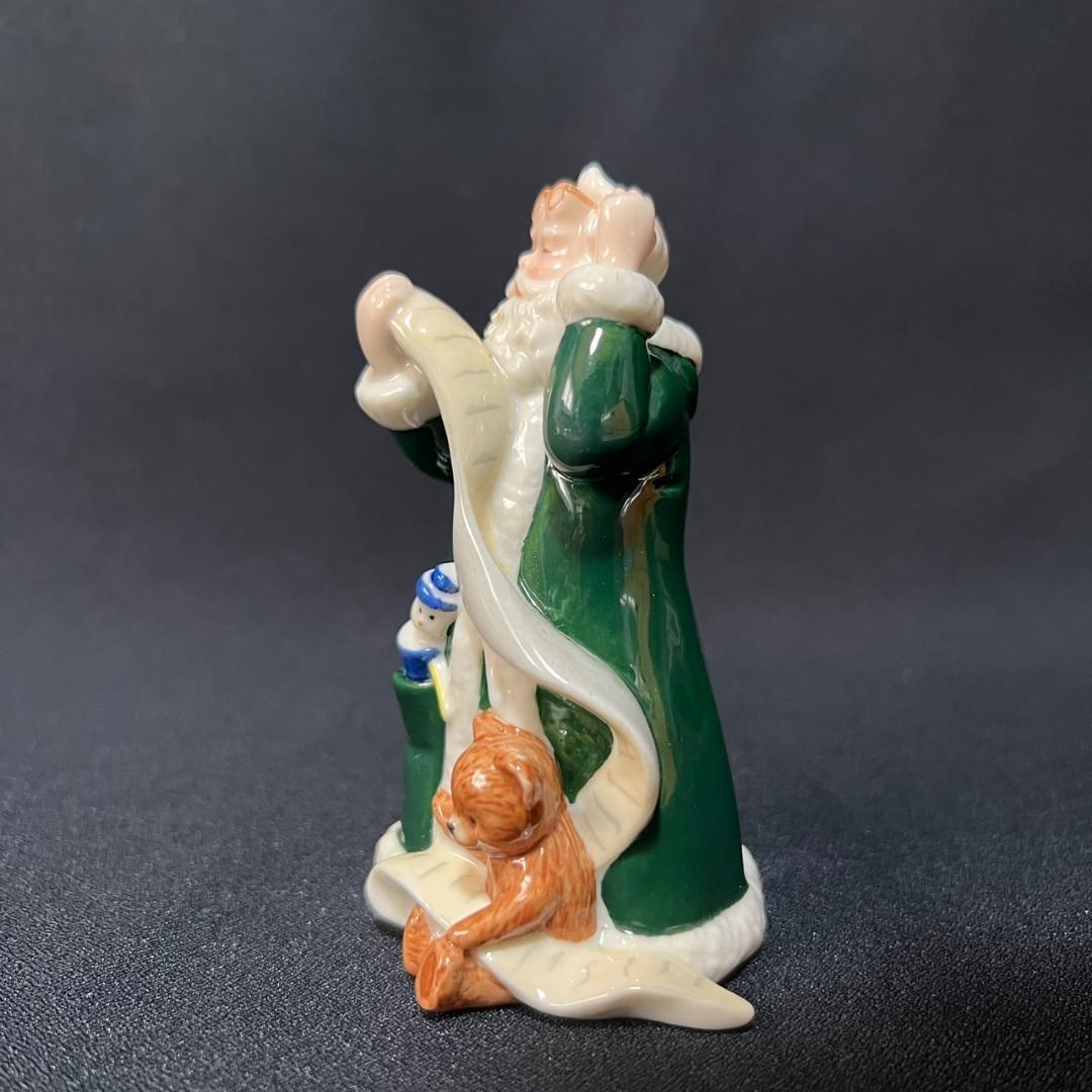 Royal Copenhagen Figurine 2003 Santa Claus With Original Box Green 769 Excellent