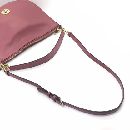 Coach Turnlock Hobo/2Way Bag/Handbag/Shoulder Bag/24771 Pink F122