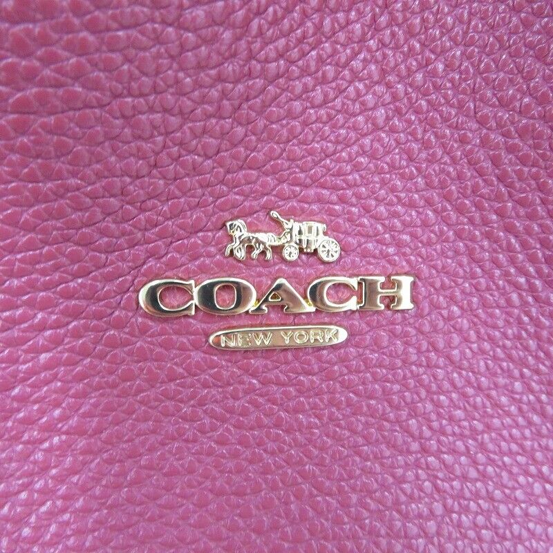 Coach Hadley Hobo 21 2Way Handbag Pebble Leather 78800 Red F122