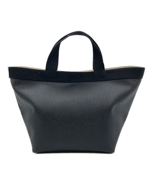 Herve Chapelier Luxe Boat Shaped Tote Bag M Black 707GP Women Excellent