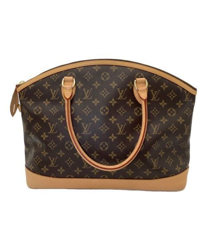 Louis Vuitton M40104 Monogram Shoulder Tote Lock It Horizontal Brown Excellent