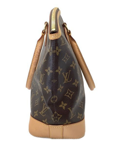 Louis Vuitton M40104 Monogram Shoulder Tote Lock It Horizontal Brown Excellent