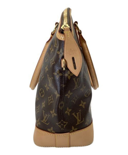 Louis Vuitton M40104 Monogram Shoulder Tote Lock It Horizontal Brown Excellent