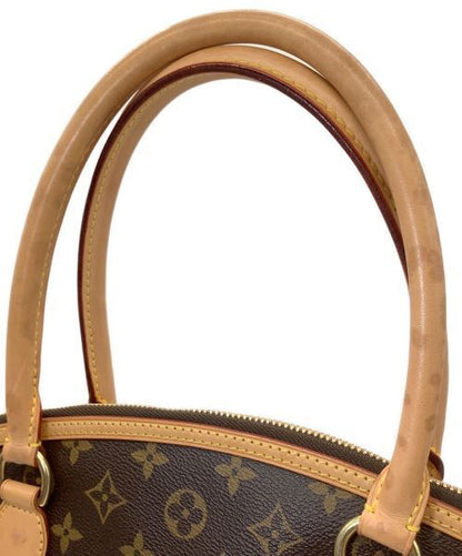 Louis Vuitton M40104 Monogram Shoulder Tote Lock It Horizontal Brown Excellent