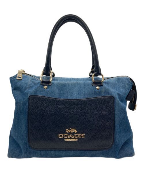 [coach]  Denim Tote Bag Good Condition