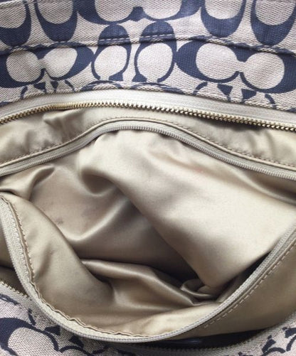 [coach]  Signature Canvas Tote Bag Good Condition