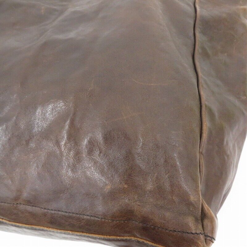 IL Bisonte Tote Bag Brown Unisex Good Condition