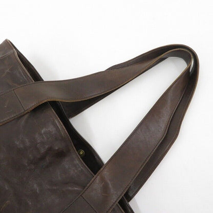 IL Bisonte Tote Bag Brown Unisex Good Condition