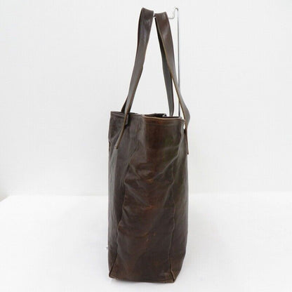 IL Bisonte Tote Bag Brown Unisex Good Condition