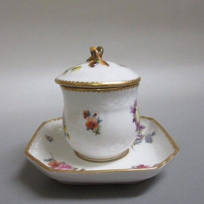 2 Royal Copenhagen Custard Cup Saxon Flower/Saxon Flower 1920 Pinkarrival