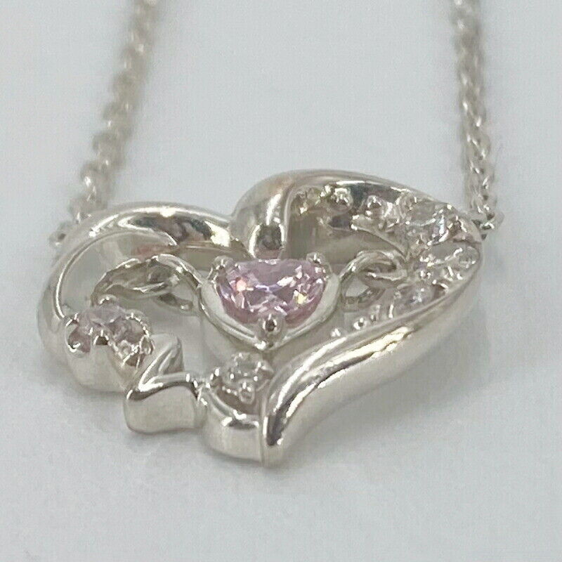 4 C Yondoshi 2016 Christmas Limited Model Heart Silver Necklace F136