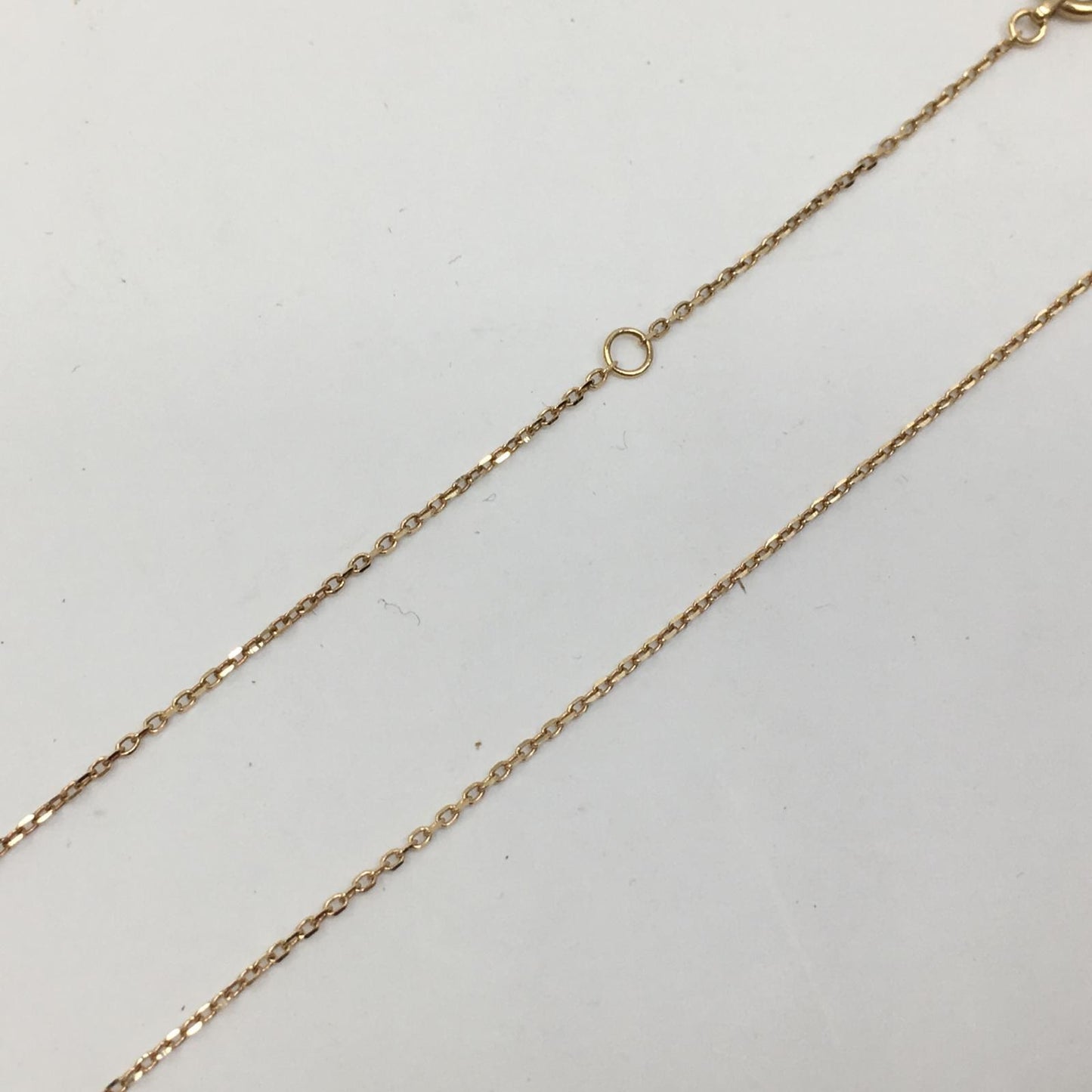 4 C Yondoshi K10Yg Single Diamond Necklace Gold