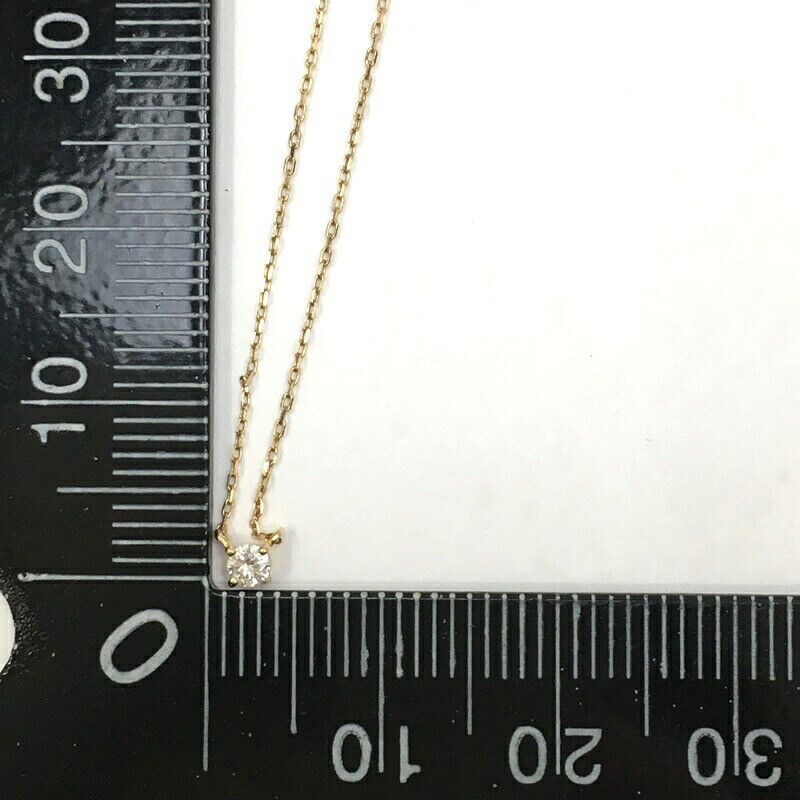 4 C Yondoshi K10 Necklace Size Color Gold F136