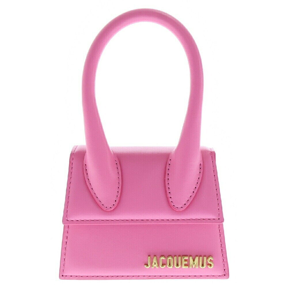 Jacquemus Size Os Le Chiquito Leather Mini Bag Logo Plate Shoulder