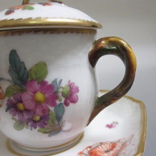 1 Royal Copenhagen Custard Cup Saxon Flower/Saxon Flower 1920 Orangearrival