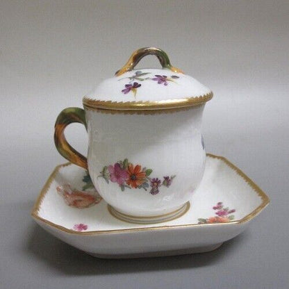 1 Royal Copenhagen Custard Cup Saxon Flower/Saxon Flower 1920 Orangearrival