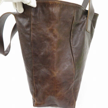 IL Bisonte Tote Bag Brown Unisex Good Condition