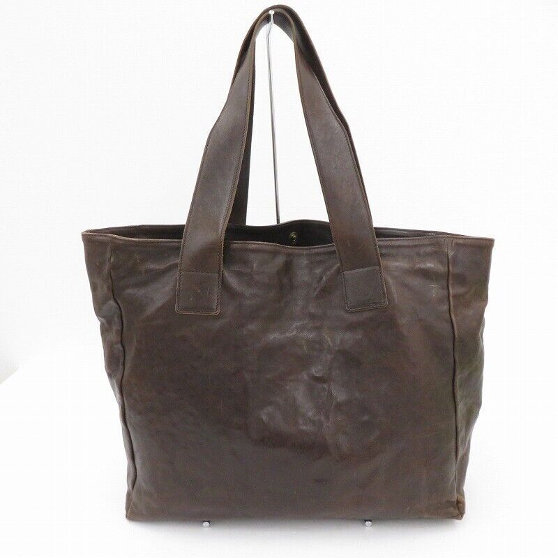 IL Bisonte Tote Bag Brown Unisex Good Condition